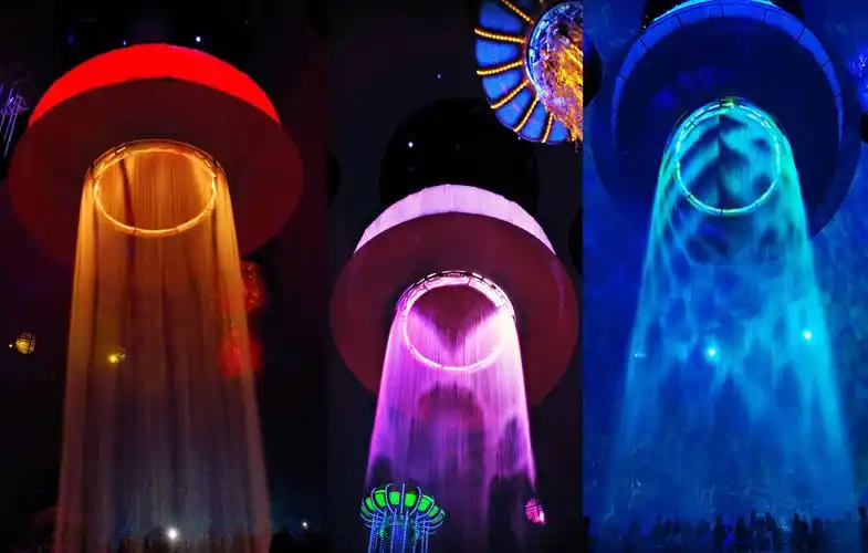 數字水幕：一場流淌的科技視覺盛宴，重新定義城市光影美學